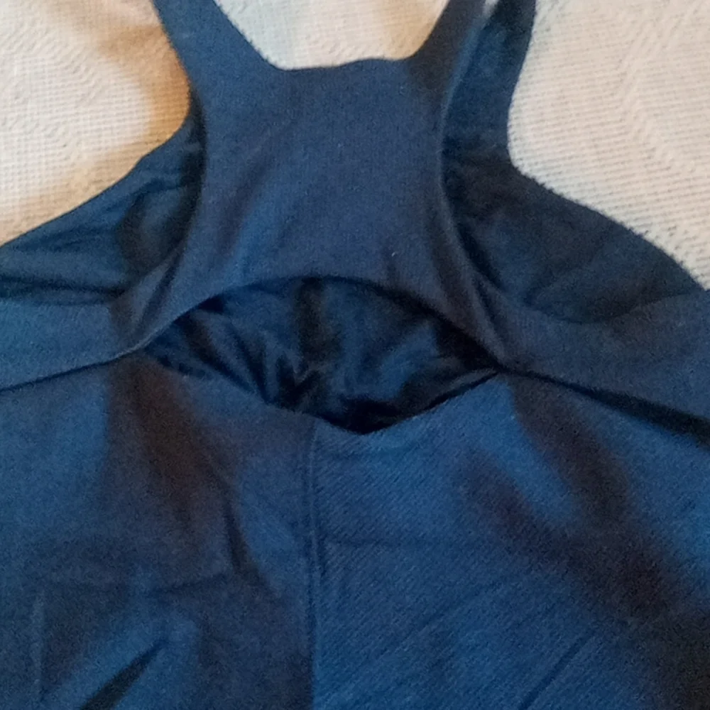 Athleta black ribbed tank - Picture 2 of 3